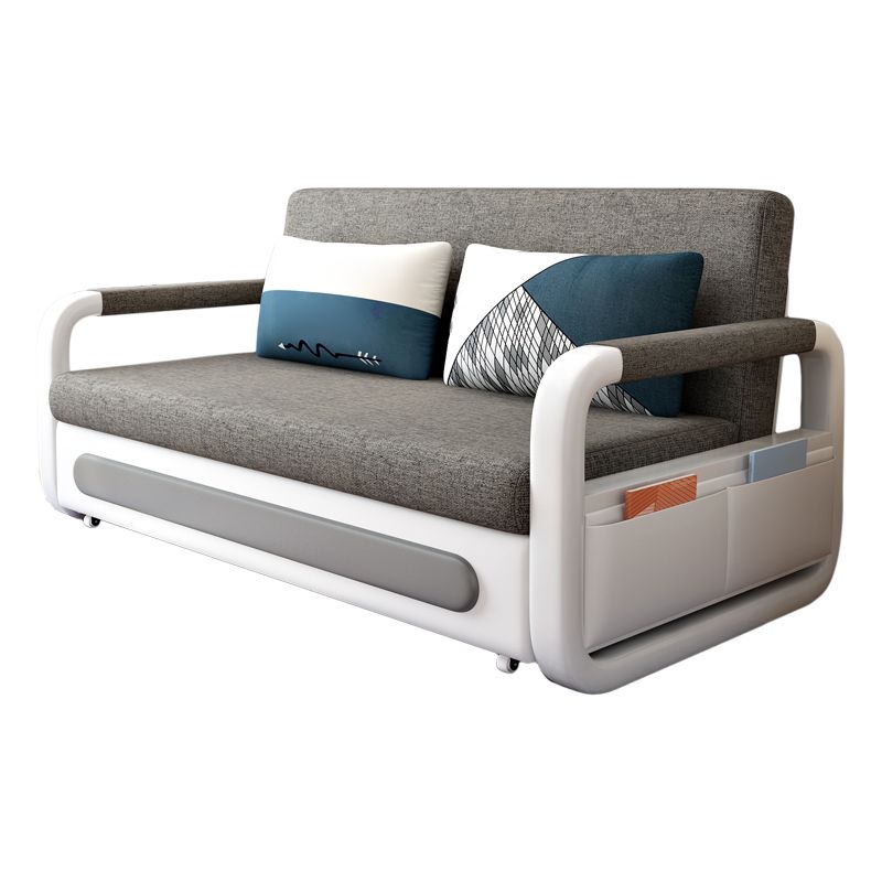 35" Wide Contemporary Sleeper Sofa Futon Storage Sleeper Sofa