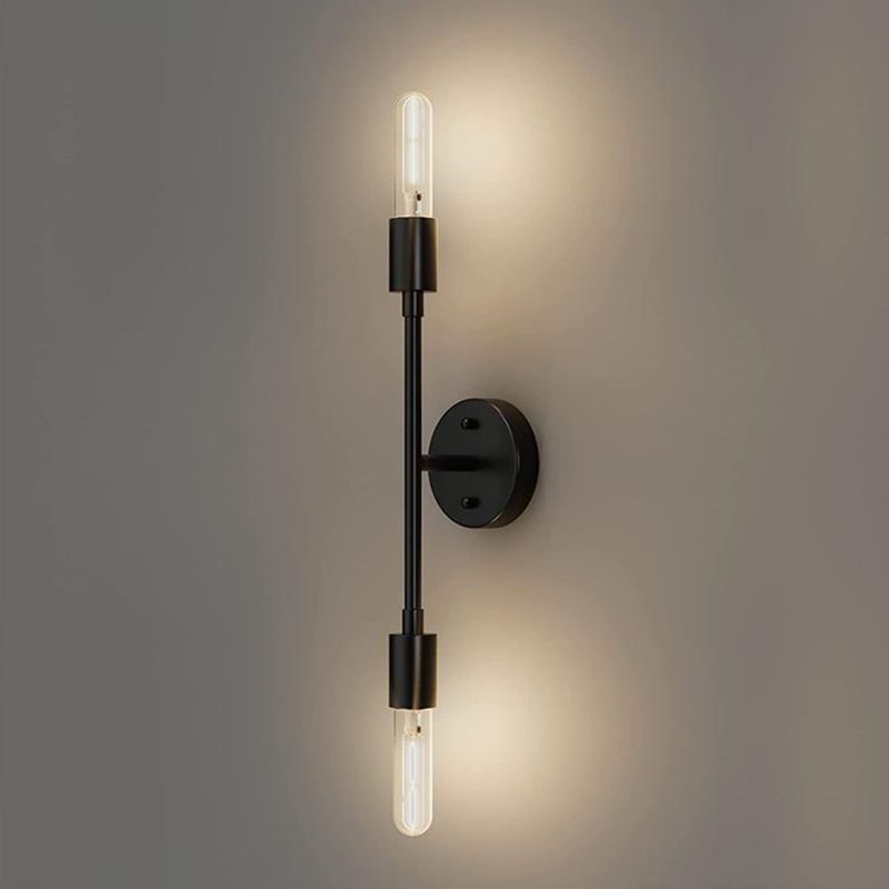 Multi - Light Bathroom Vanity Lighting Iron Industrial Bath Vanity without Shade