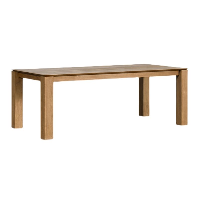 Rectangle 4 Legs Furniture Solid Wood Mid-Century Table for Dining Room