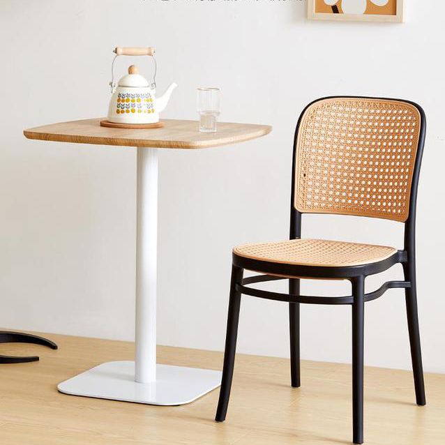 Scandinavian Counter Stool Plastic Furniture in Matte Finish for Indoor