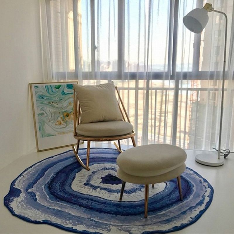 Glam Indoor Sofa Rocking Chair Lazy Rocking Chair with Cushion