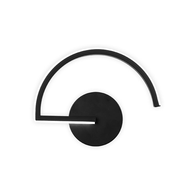 Parallelstange/verdrehte/gewölbte LED LED MINEMALISTER METAL BLAUDE MAL MORTED -LAMPE IM WARM/Weiße Licht für Hotel