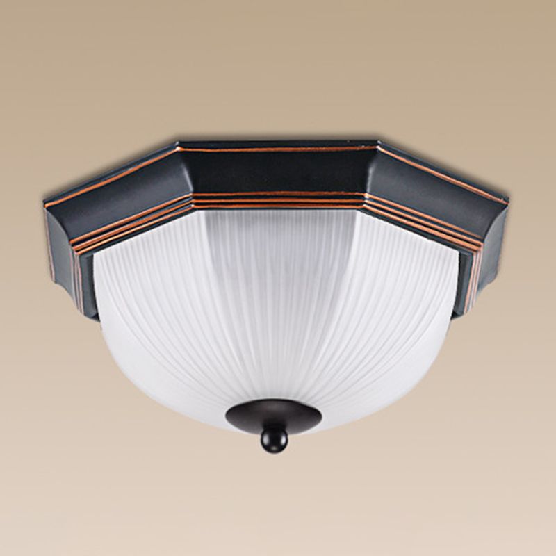 Plafonnier LED traditionnel à 1 lumière pour couloir