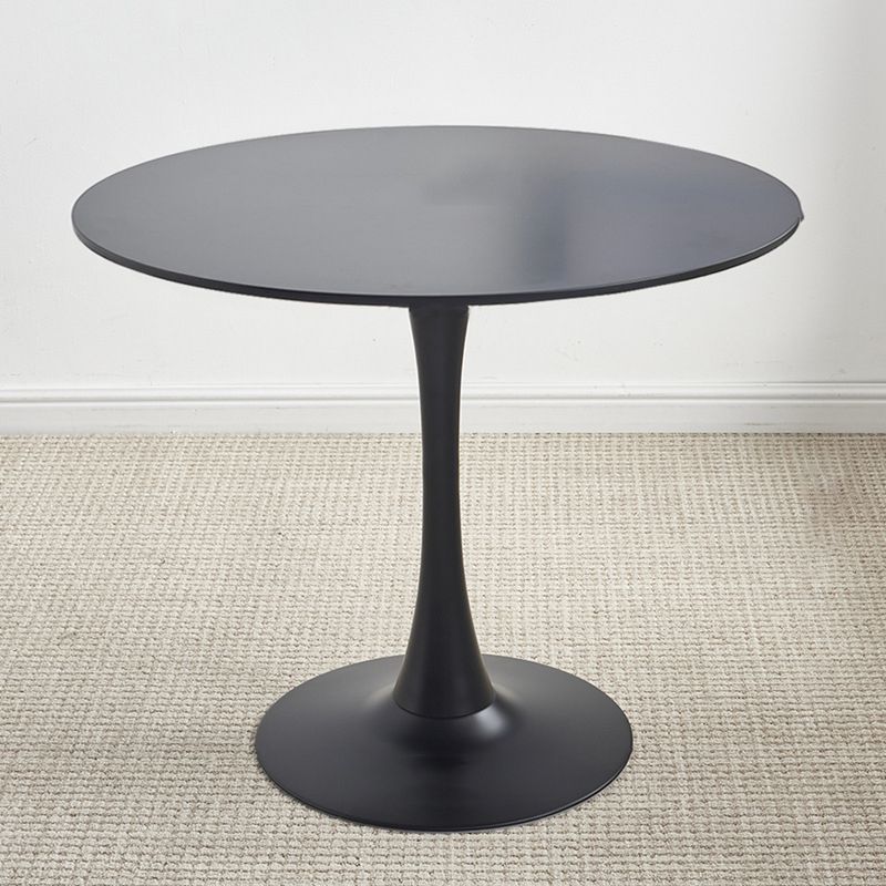 29.13" Tall Contemporary Style Coffee Cocktail Table Pedestal Round Coffee Table