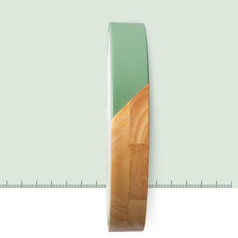 Green 1-Light Flush Mount Fixture Modern Style Acrylic Round Flush Ceiling Lights