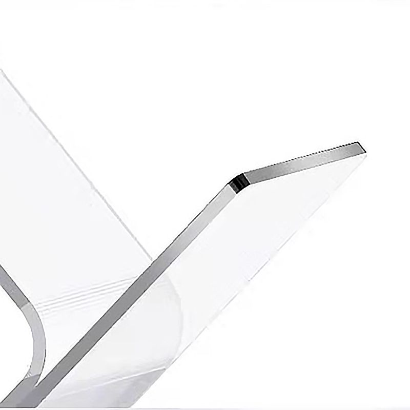 Acrylic 7.9" Wide Bookshelf Modern Open Back Bookcase for Study Room