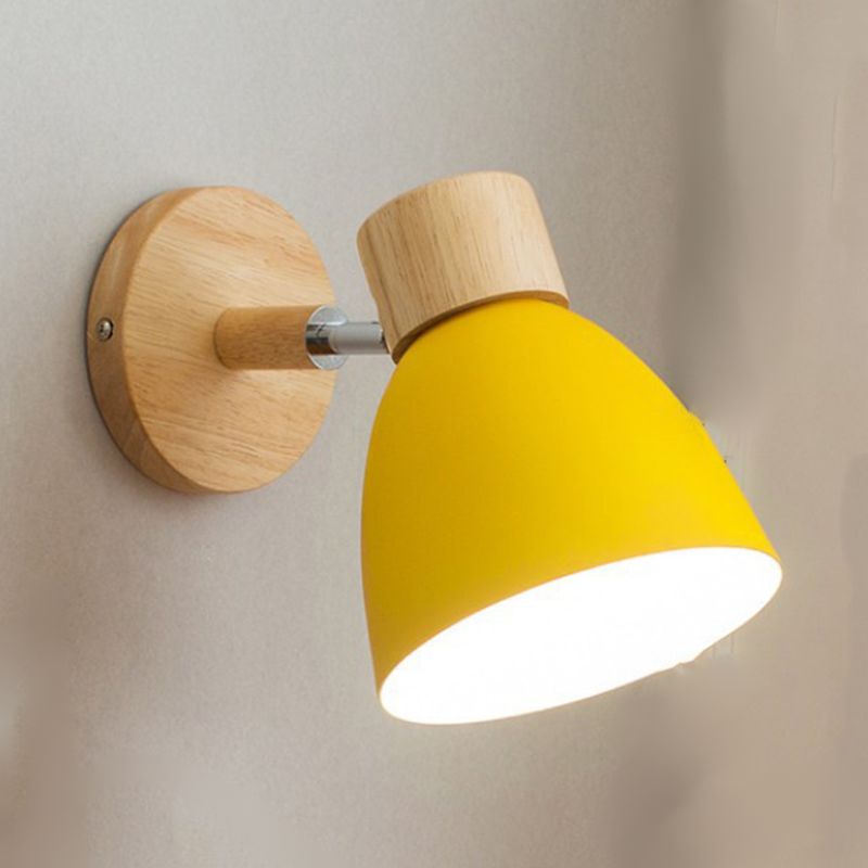 1 Light Geometric Wall Lighting Fixtures Modern Style Metal Wall Lamps