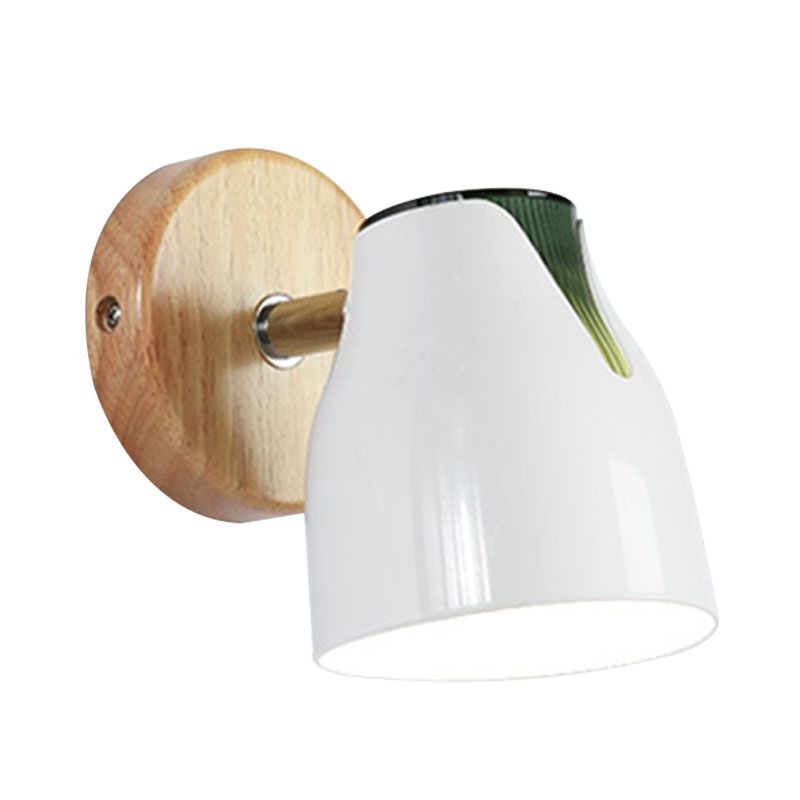 Rotatable Metallic Bud Shade Wall Light Single Light Modern Sconce Light for Kitchen Cloth Shop