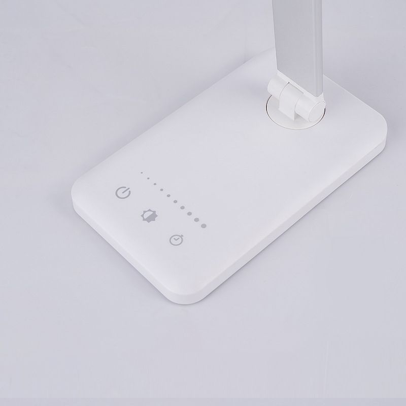 Lámpara de mesa USB con control táctil, Luz de mesa LED de plegado de tareas de metal para dormitorio