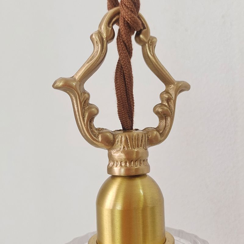 Metal Modern Wall Sconce Geometric Shape Wall Lamp with Crystal Shade