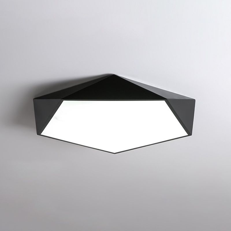 Forma geométrica moderna lámpara de techo restaurante Metal 1 lámpara de techo de luz