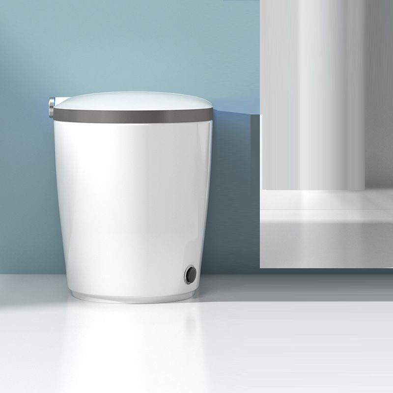 Contemporary One Piece Flush Toilet Floor Mount Urine Toilet with Seat for Washroom