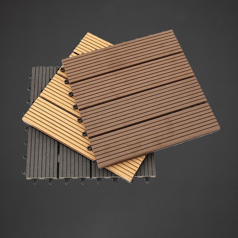Deck Plank Loose Lay Manufactured Wood Decking Tiles Outdoor Flooring