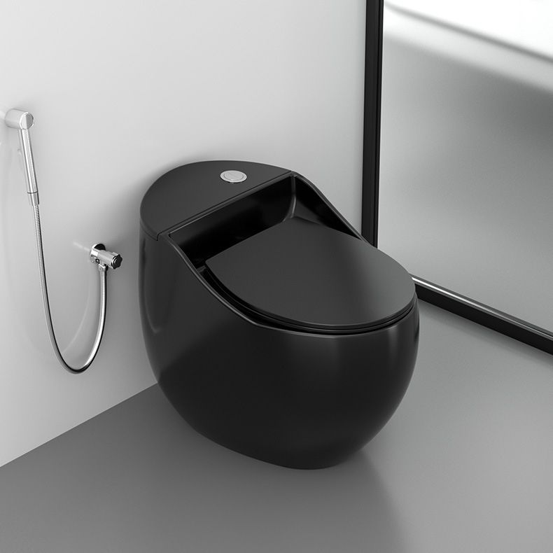 Modern Toilet Concealed Tank One-Piece Flush Toilet with Slow Close Seat