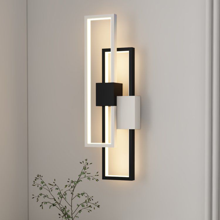 Accoglienza a parete contemporanea a 2 luci dell'illuminazione da parete in metallo per camera da letto