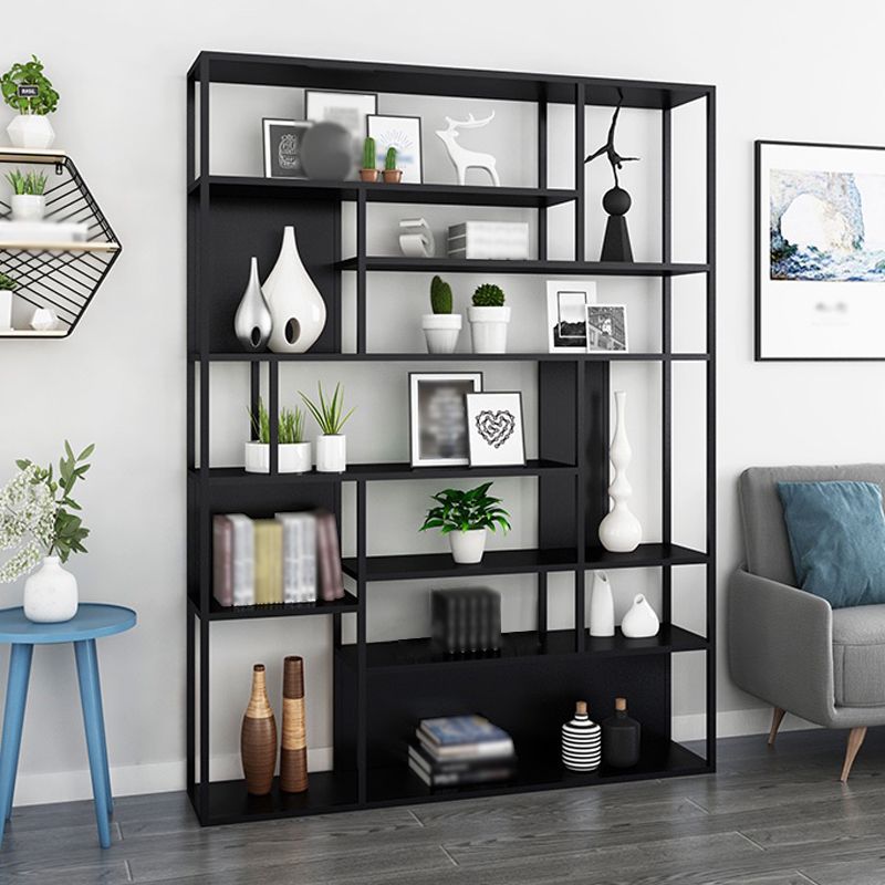 Modern Style Metal Bookshelf Open Etagere Shelf Bookcase for Office