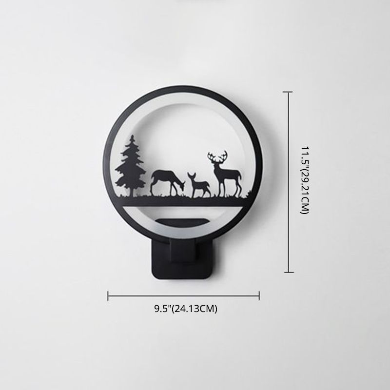 Lumière réglable 1 Applexionne de mur de nuance rond