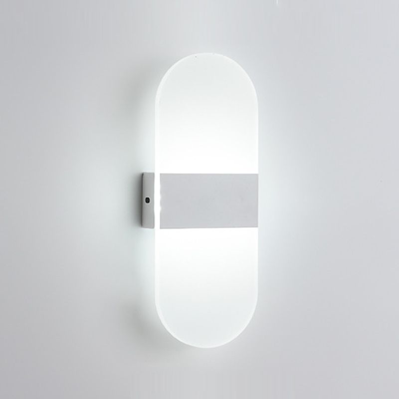 1 Light Geometric Wall Mounted Light Contemporary Acrylic Wall Lighting Fixtures