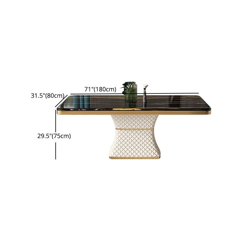 Rectangle 1/2/5/7 Pieces Dining Set Marble Dining Furniture Set /Separate Items