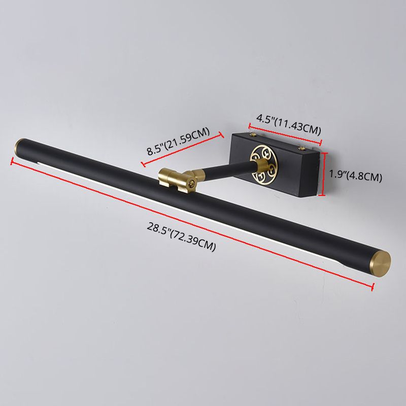 Moderne Einfachheit verlängerte Eitelkeitsleuchte Acryl -Wandbeleuchtung für Badezimmer