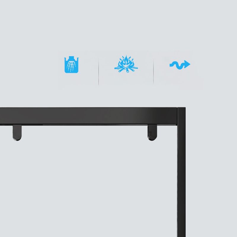 Double Sliding Shower Door Semi Frameless Tempered Glass Shower Screen