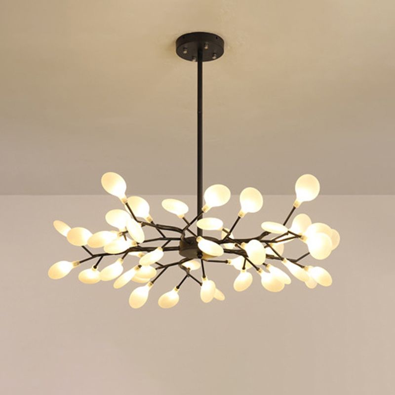 Simplicity Branched Firefly Chandelier Light Acrylic Living Room LED Pendant Light Fixture