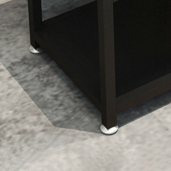 Contemporary Metal Prep Table 25.59"H Portable Prep Table for Dining Room