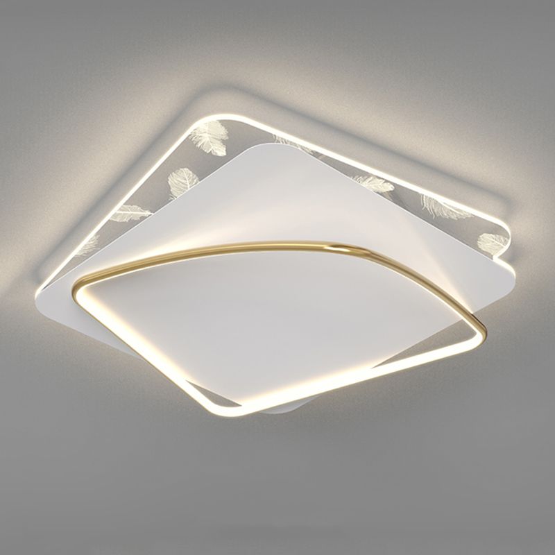 Plafonnier 2 lumières plafonnier moderne en métal pour restaurant