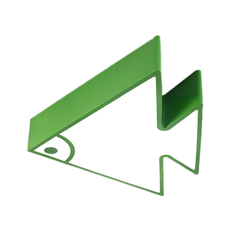 Cartoon Triangle Fish Ceiling Lamp Acrylic LED Flush Mount Light for Child Bedroom Living Room