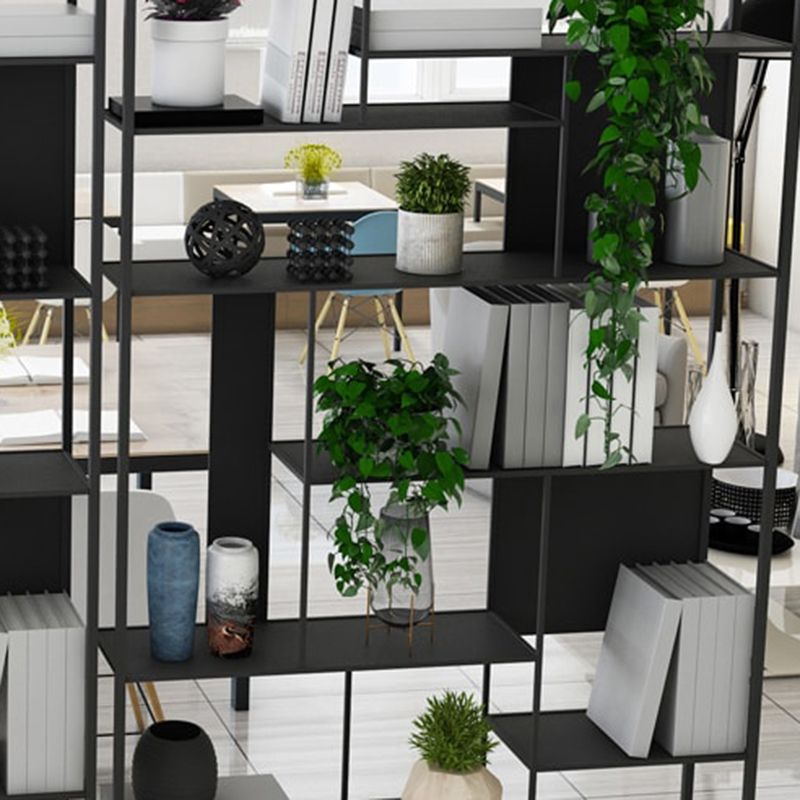 Industrial Open Rectangle Storage Bookshelf Home Office Etagere Bookcase