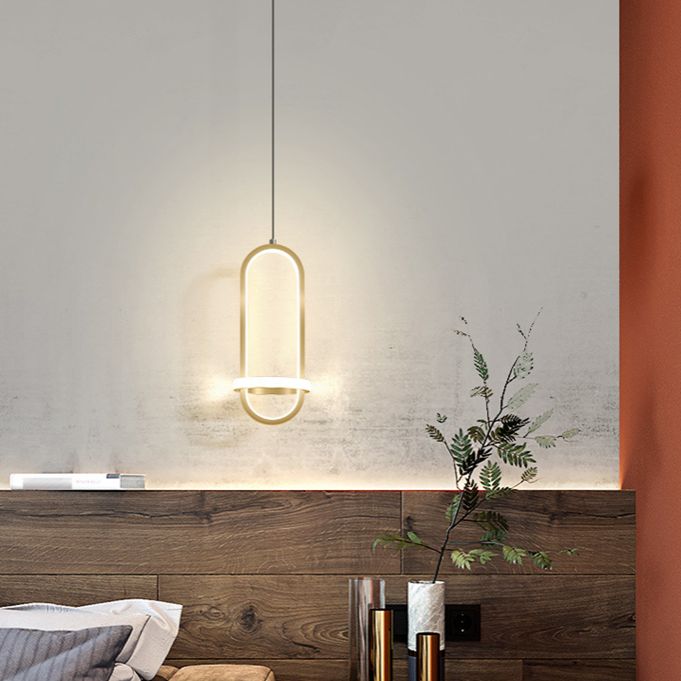 Style moderne forme linéaire lumières suspendues en métal luminaires suspendus