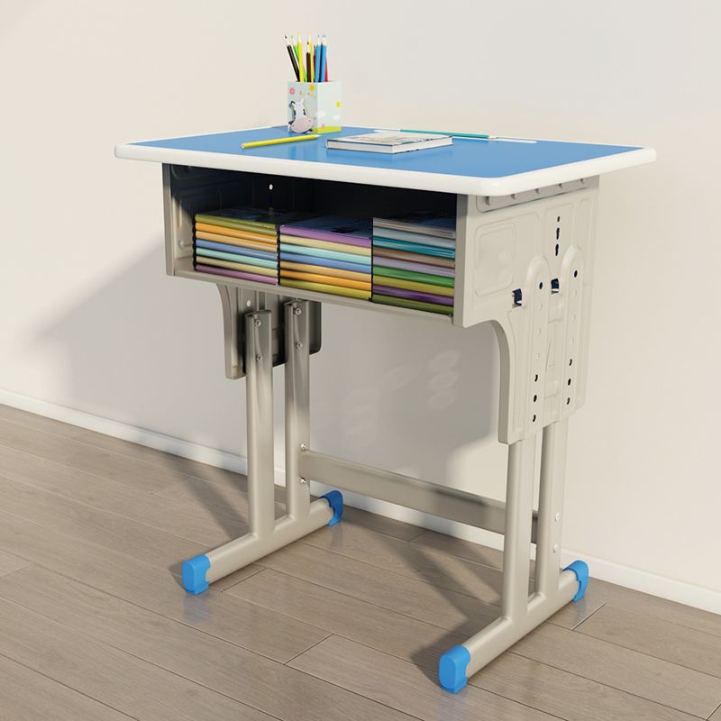 Adjustable Home Kids Desk 23.6" W Writing Desk Kids with Storage