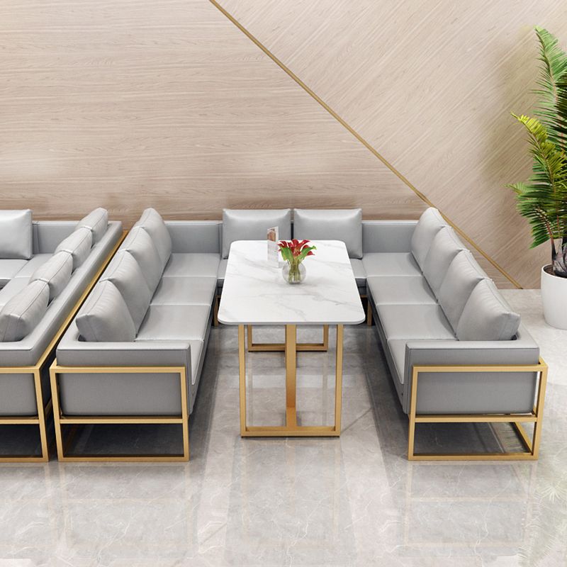 Traditionele luxe stijl eettafel gesinterde stenen tafel voor eetkamer