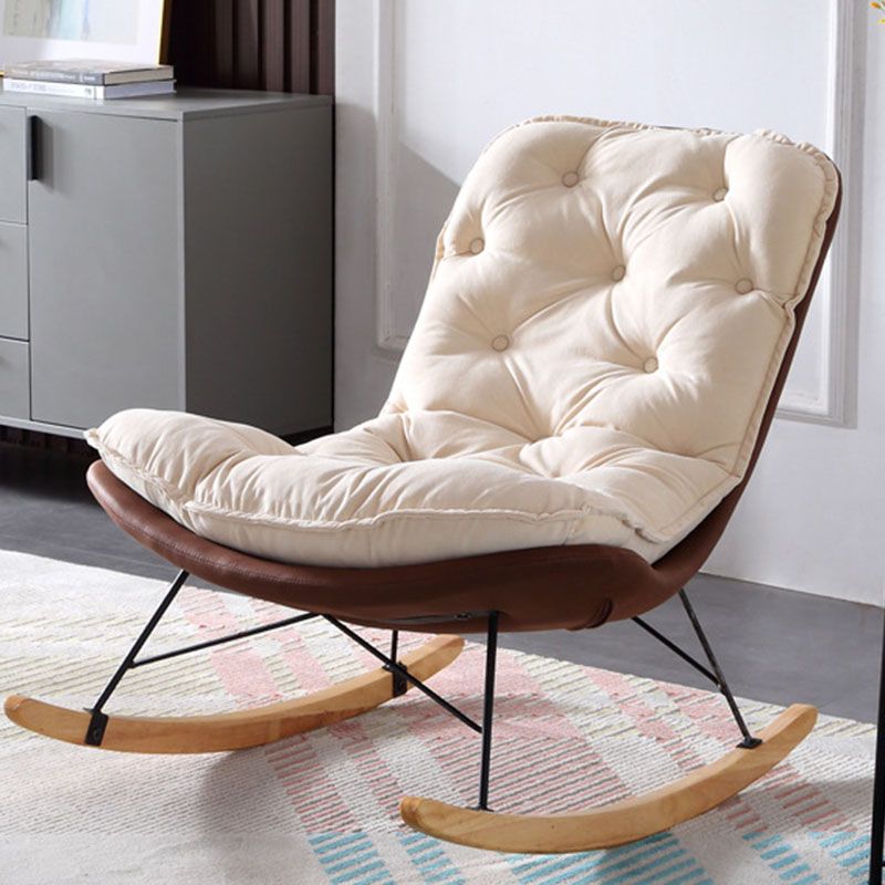 Modern Light Luxury Lazy Sofa Chair Leisure Lounge Rocking Chair