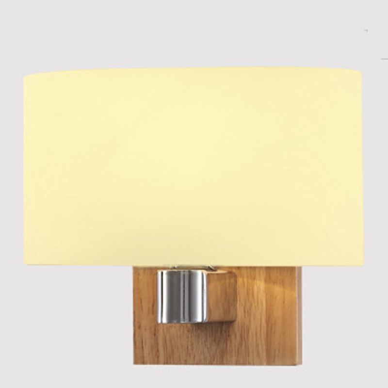 Einzigartige Schatten Wandbeleuchtung moderner Glas 1 Lichter Leuchten Lampe mit Lampenschirm