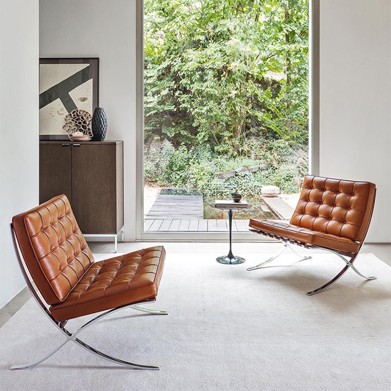 Armless Tufted Cushions Chair 29.5"L x 31.5"W x 31.5" H Chair for Living Room