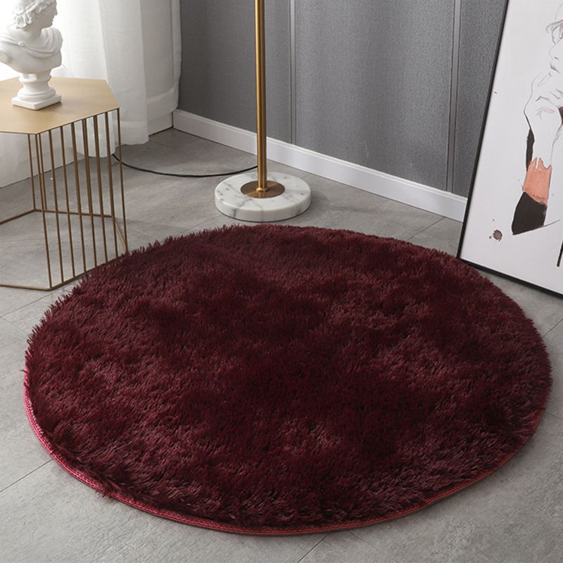 Eenvoudige vaste kleur Tapijten Multi-kleuren Polyster Area Tapijt Non-slip achterste Pet Vriendelijke gemakkelijk verzorging binnen Tapijt voor slaapkamer