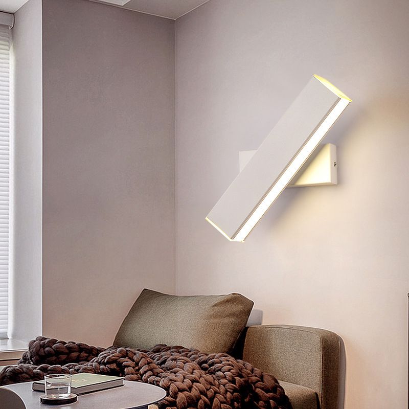 Metal Square Shape Wall Mount Lighting Modern 1-Light Wall Light Fixtures