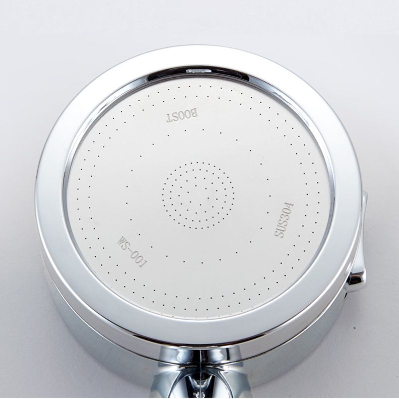 Modern Showerhead Adjustable Spray Pattern Swivel Round Hand Shower