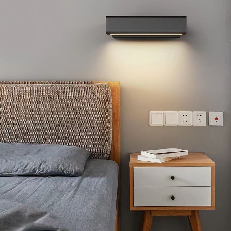 Metal Linear Sconces Indoor Contemporary 1 Light Wall Light Fixture