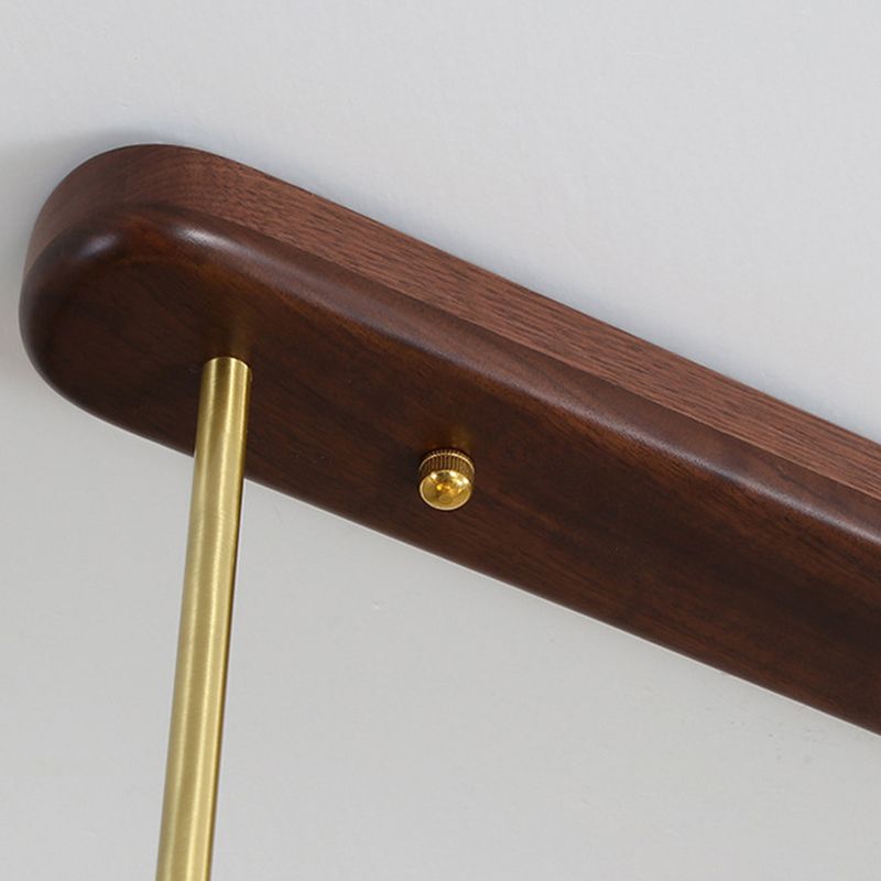 Luces colgantes de restaurantes de múltiples cabezas de madera moderna con sombra de vidrio de globo