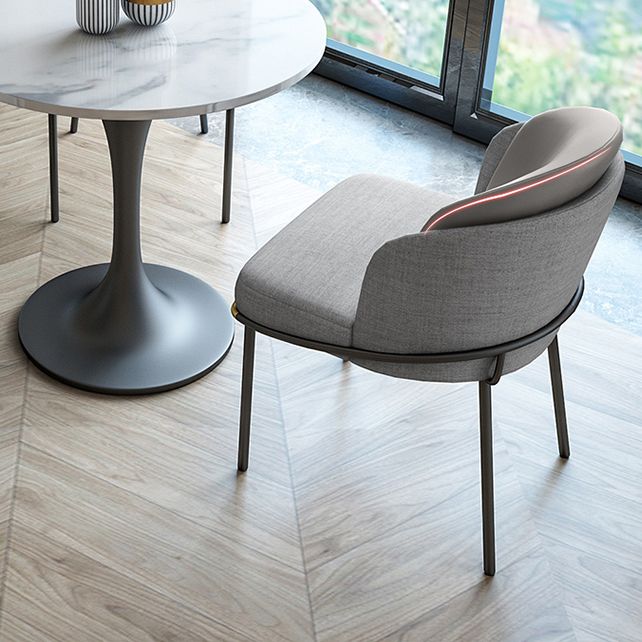 Modern Style Marble Dining Table Set White 1/2/4/5 Pieces Dining Set for Home Use