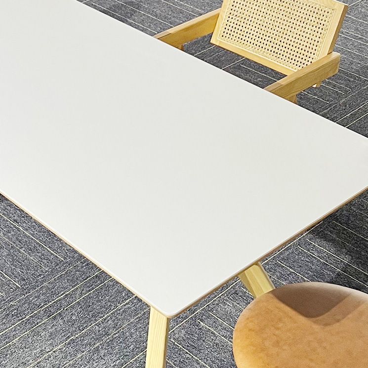 Modern Style Dining Table Stone 4 Legs Table for Dining Room