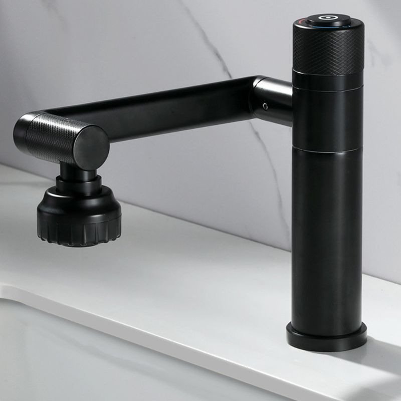 Modern Vessel Faucet Stainless Steel Single Handle Bendable Vessel Faucet