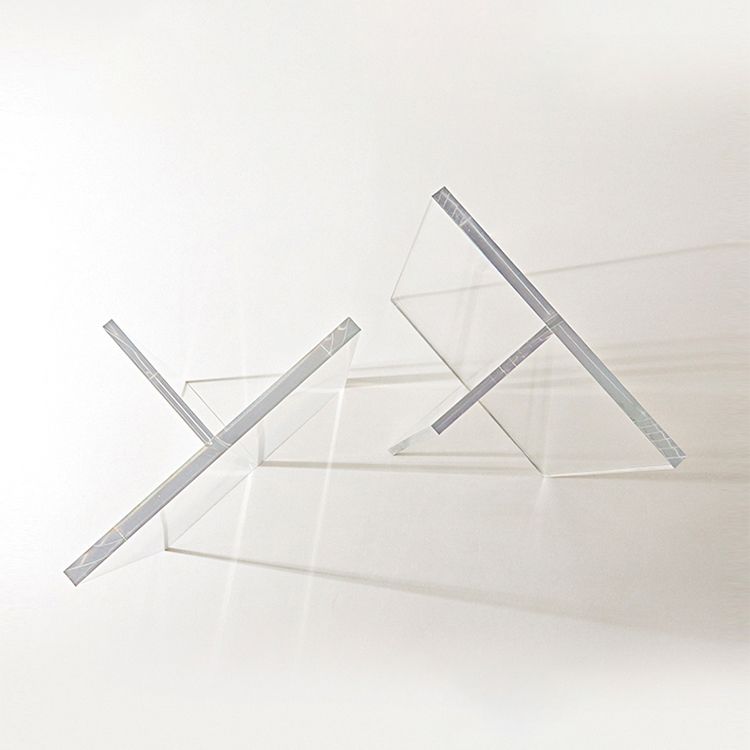 Mesa de comedor rectangular de vidrio mesa de vidrio transparente para comedor y cocina