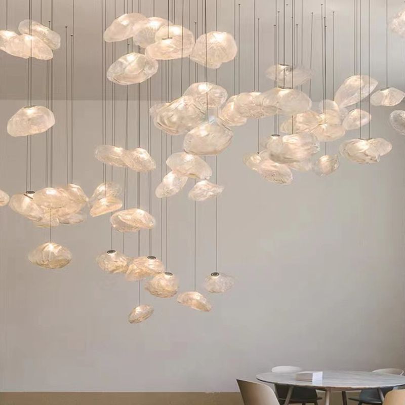 Modern Style Glass Hanging Light Creative Pendant Lighting Fixture for Dining Room