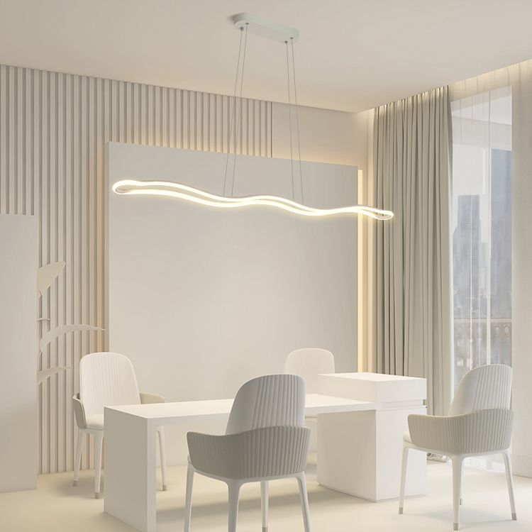 Modern de comedor de estilo Lámparas de lámparas de la isla de la isla de iluminación LED para cocina