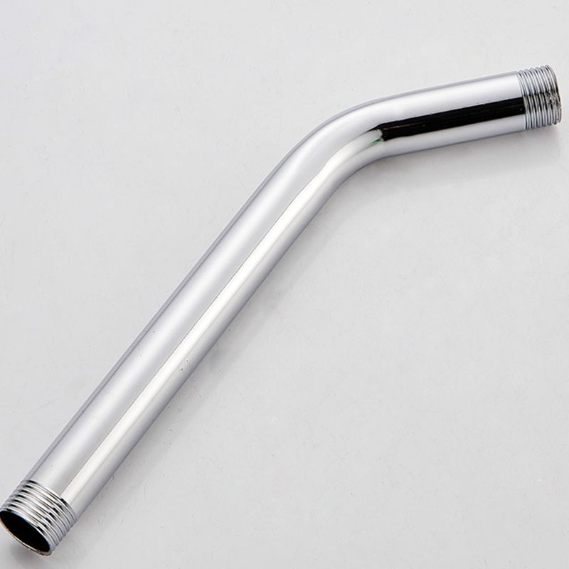 Silver Square Dual Shower Head Modern Water Filtration Wall-Mount Showerhead