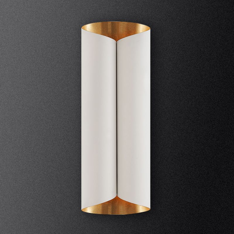 Rolvorm Metalen wandlamp SCONCE POSTMODERN 2-BULB WANDELE MOUS LIMMTER VOOR TRAMEN