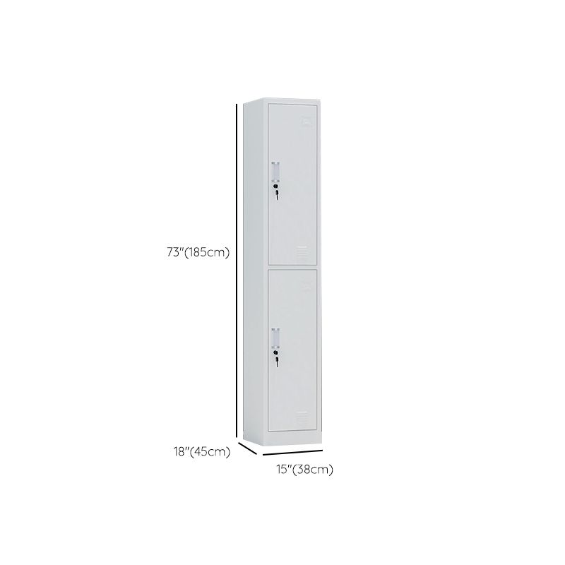 15"L White Wardrobe Armoire Modern Storage Cabinet for Home Use